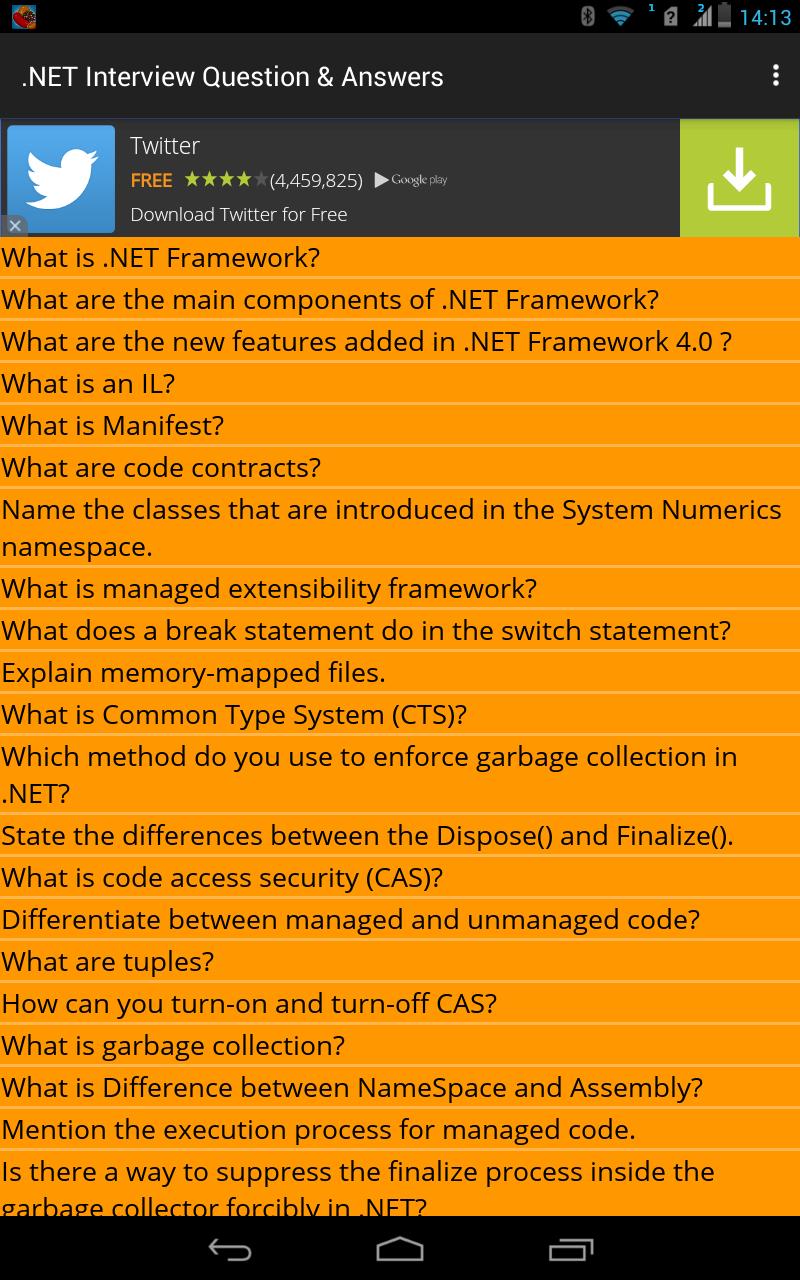 .NET Interview Question Answer
