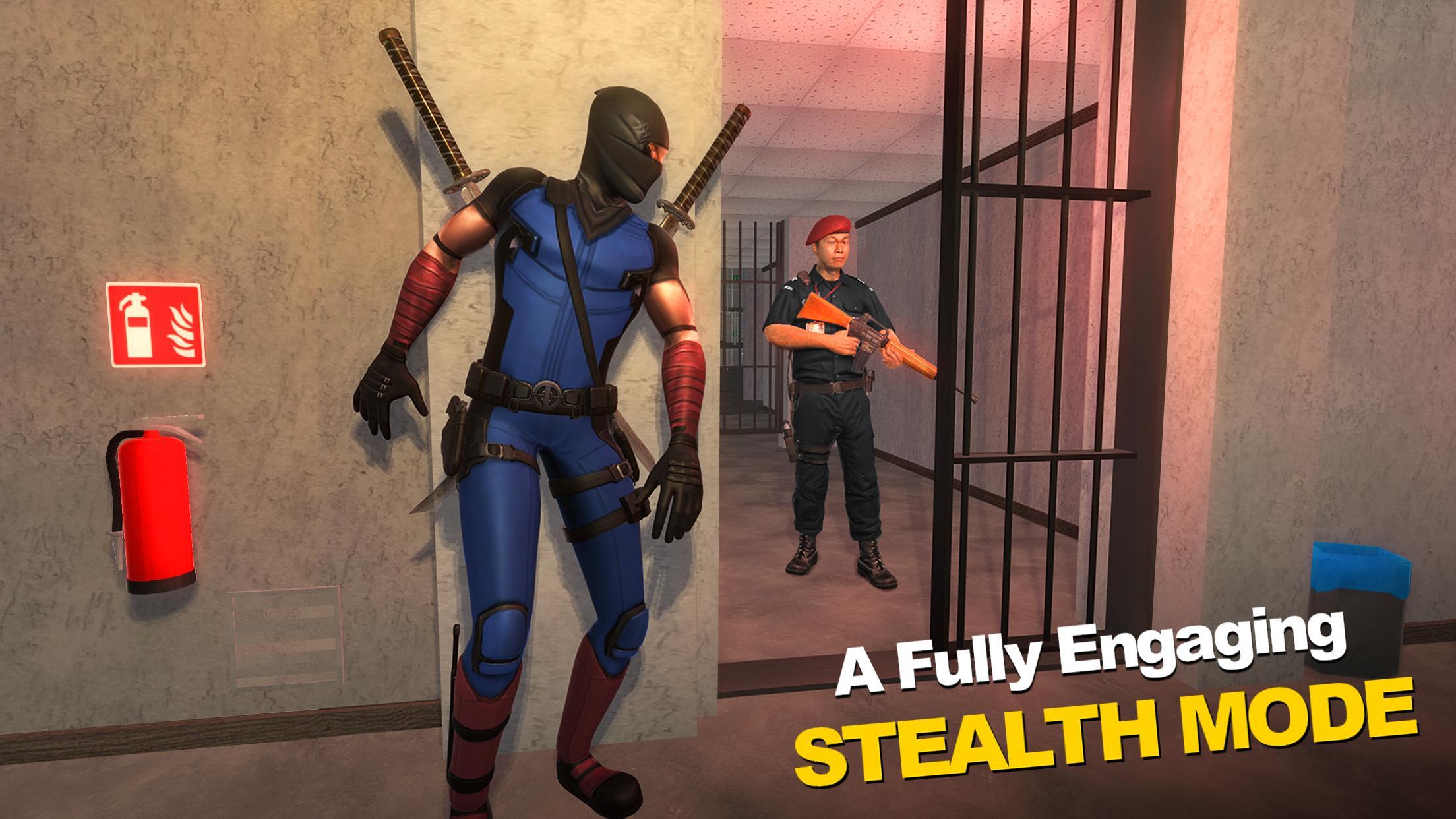 Rope Ninja Hero Prison Survival Escape