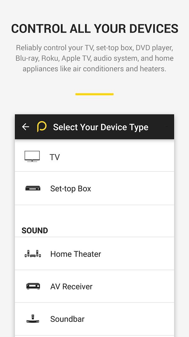 Peel Universal Smart TV Remote