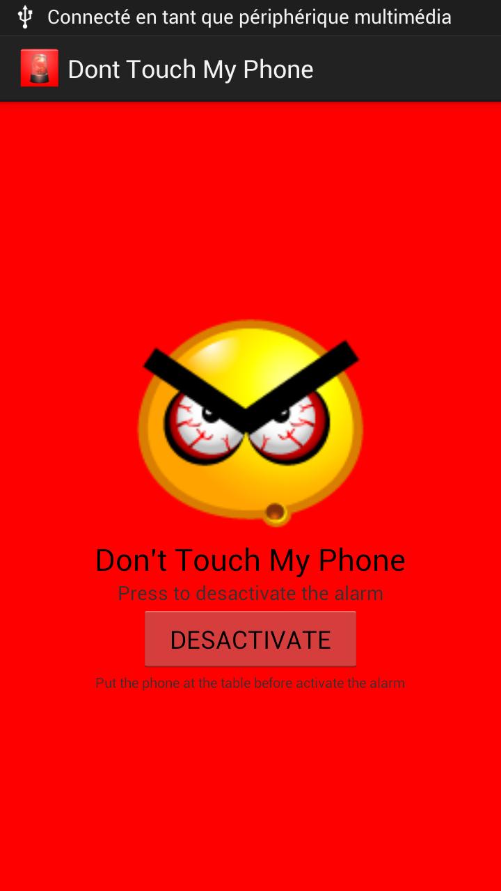 Don't touch my phone basic