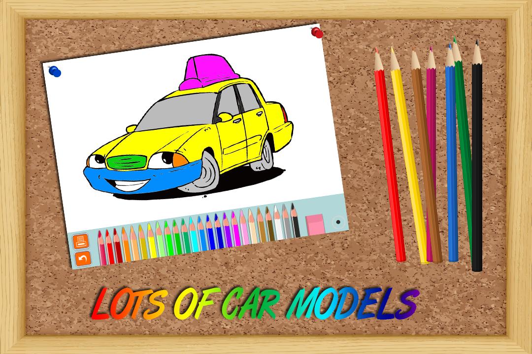 Coloring Book for Kids - Cars