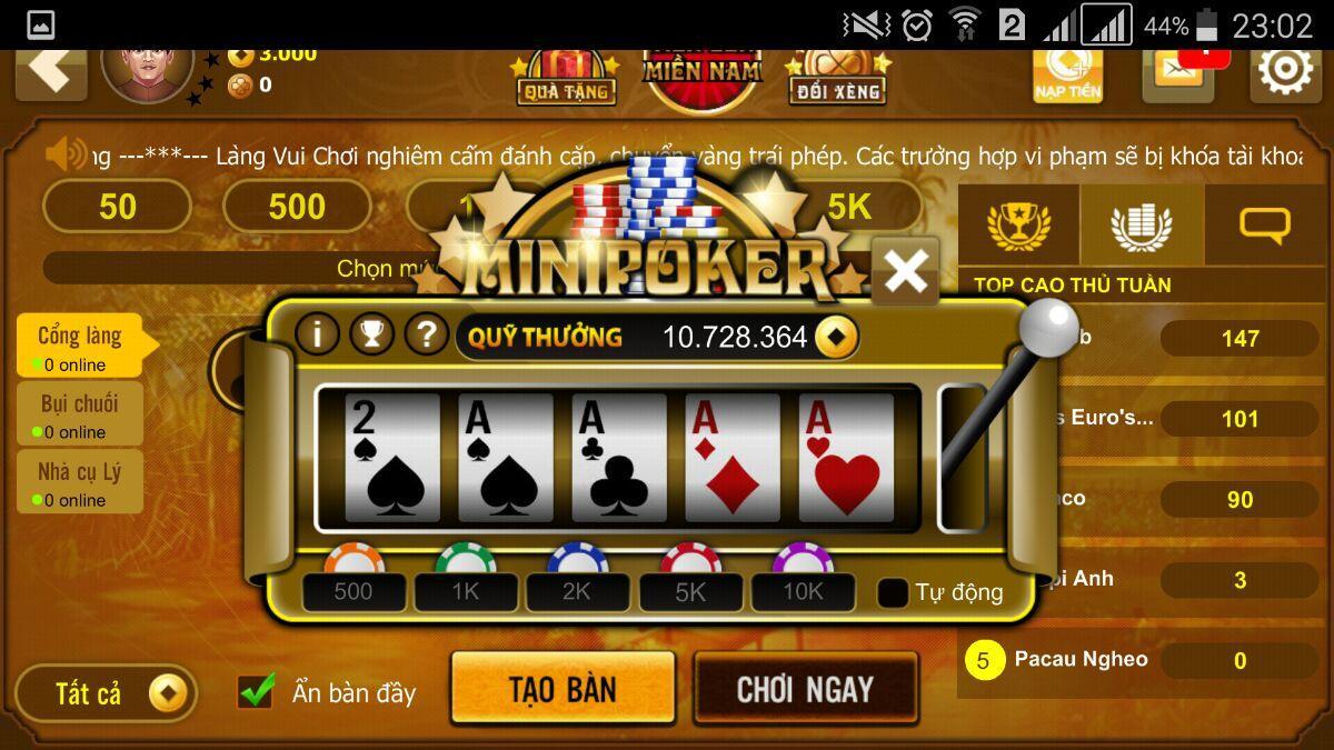 Game danh bai doi thuong - LVC