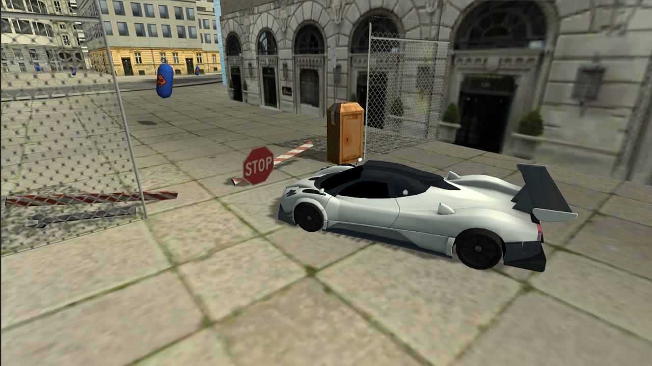 Fast Racing Car Driving