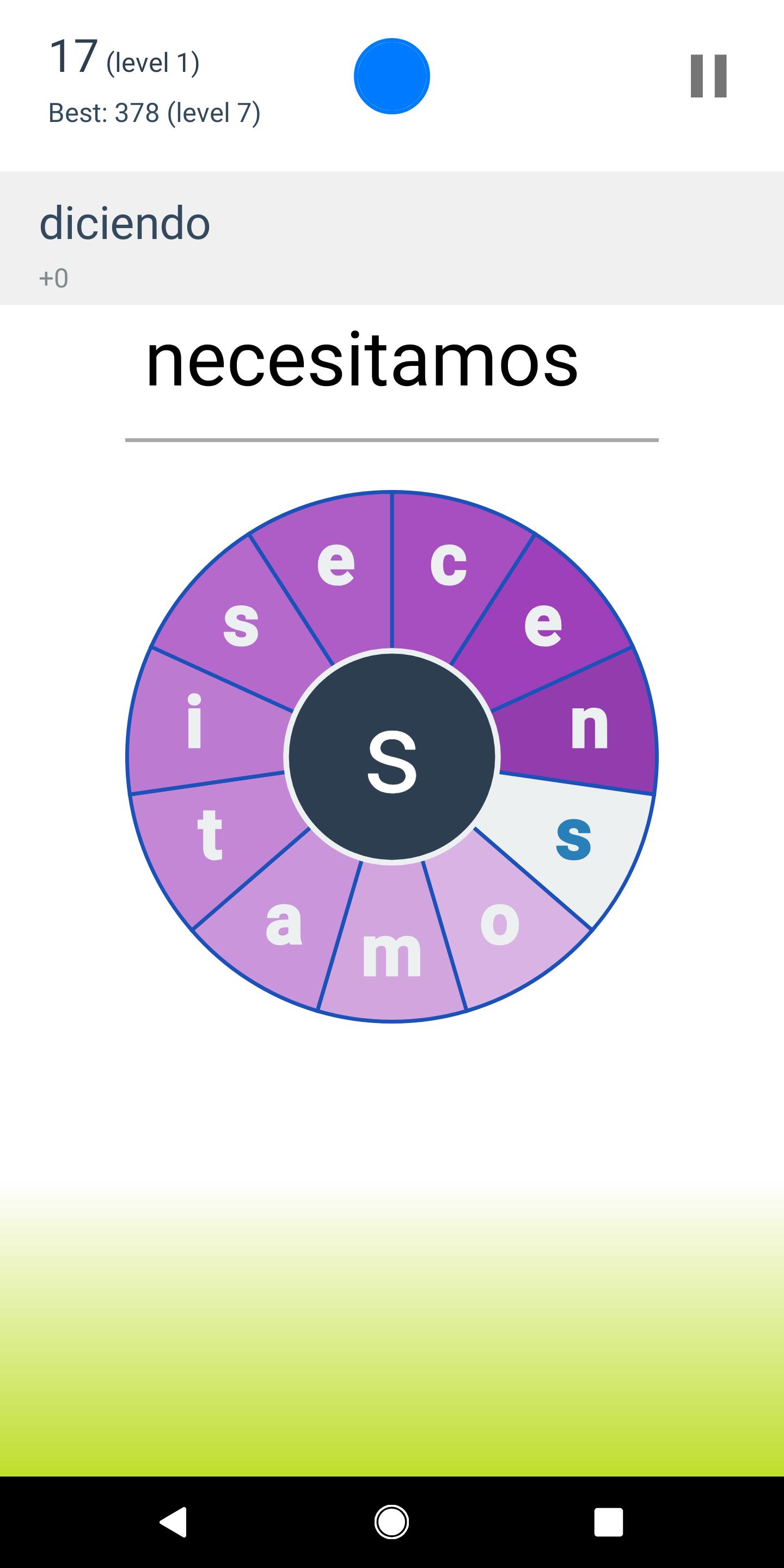 Loopword - a word game