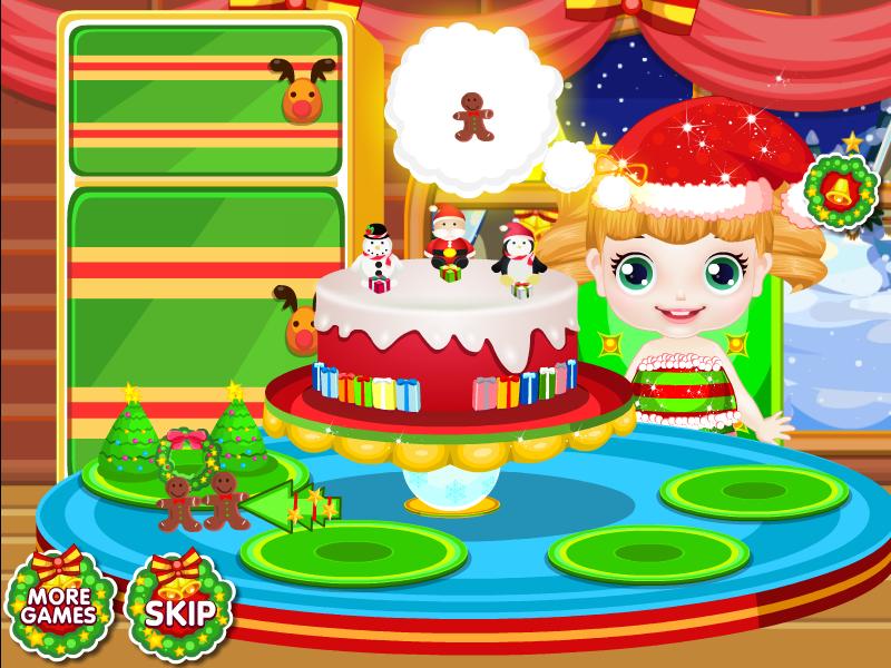 Baby cake christmas games