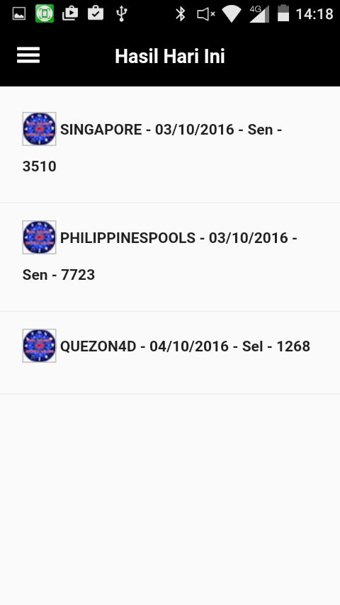 HASIL LENGKAP 4D TOGEL