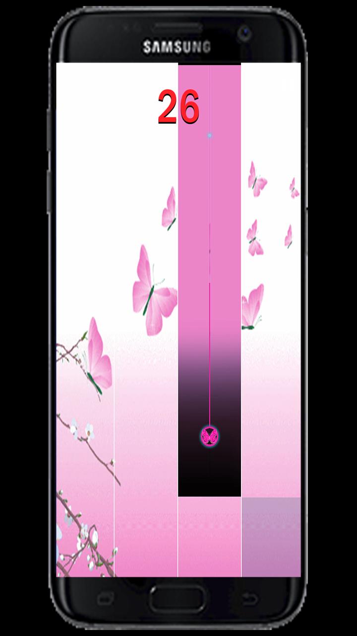 Pink Butterfly Piano Tiles
