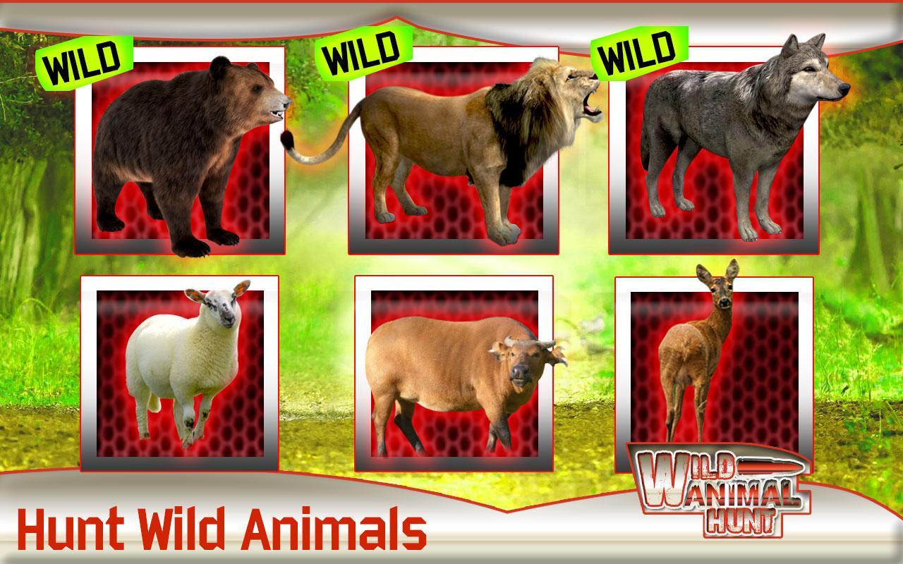 Wild Animal Hunt : Jungle