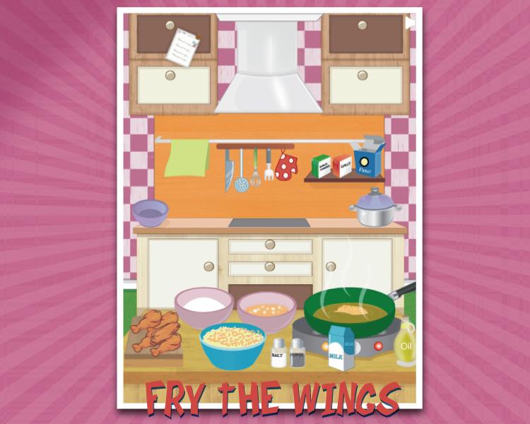 Cooking hot chicken wings