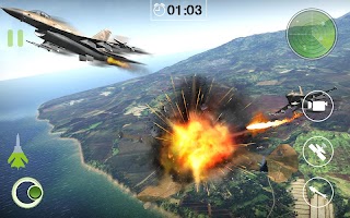 jet fighter air strike mission