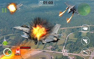 jet fighter air strike mission