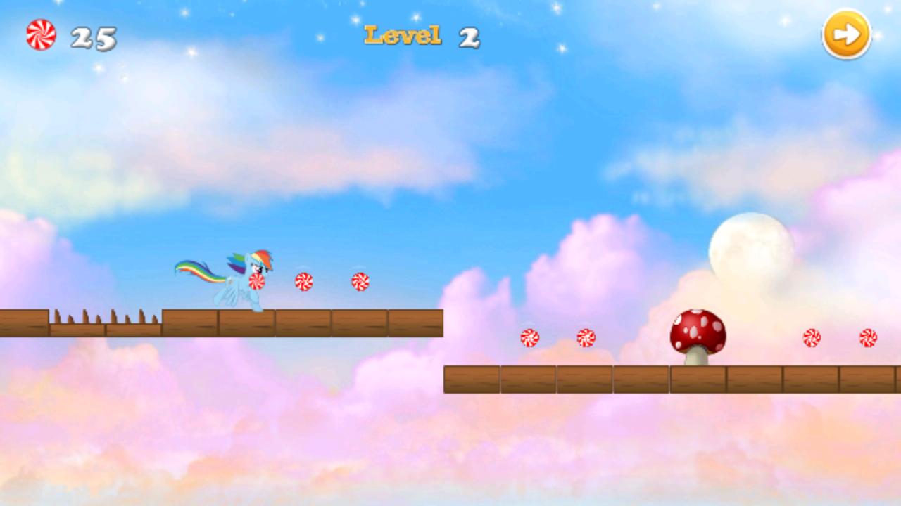 RAINBOW PONY in CANDYLAND SAGA