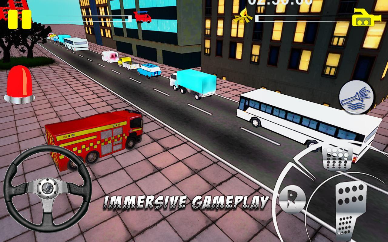 Firefighter-Fire Brigade Truck