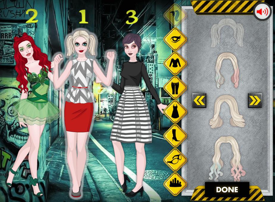 Punk Girl's Dress Up Harley