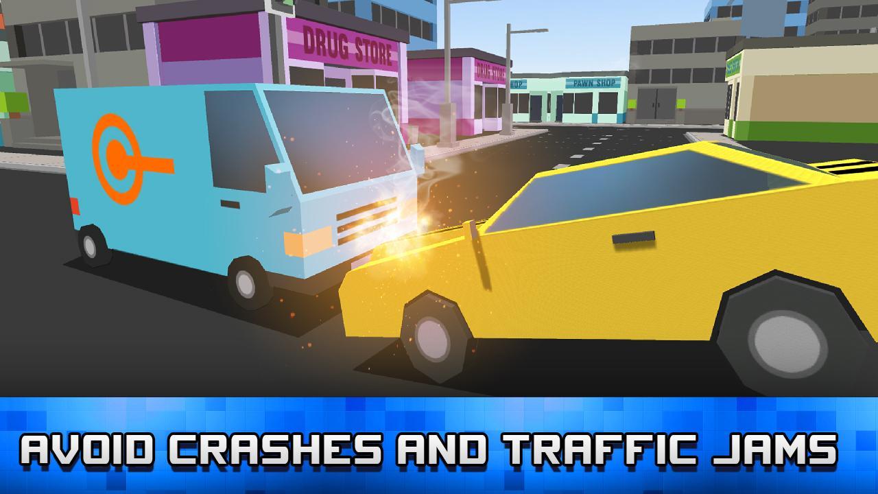 Blocky Highway: Avoid Commute