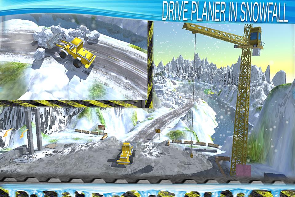 Winter Snow Plow Truck Sim 3D