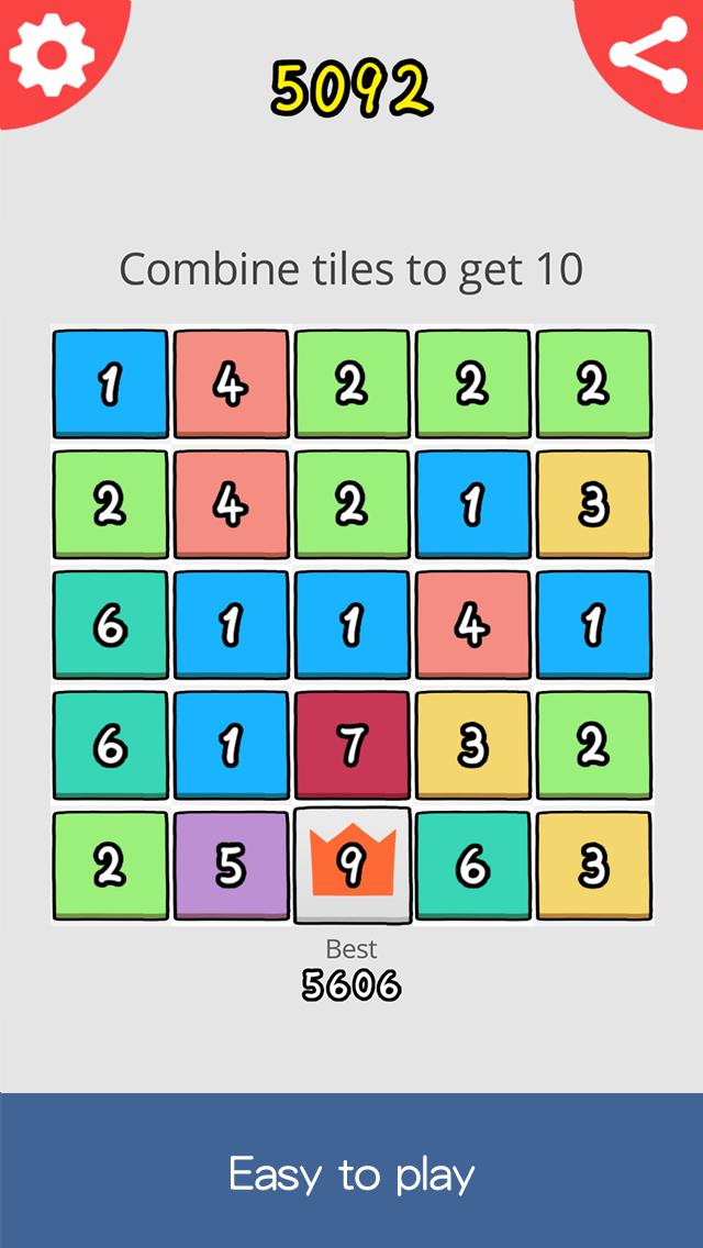 Just Get 10 - Hard Puzzle Game