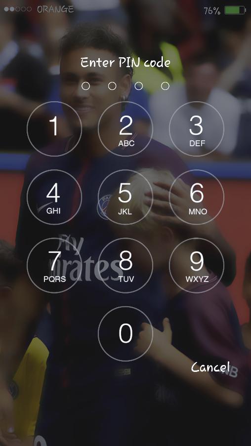 Neymar in PSG Lockscreen Live Wallpaper 2018