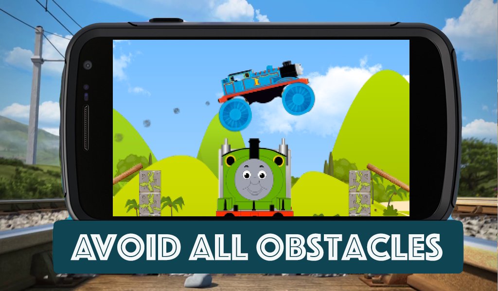 Scary Thomas Friend Train Race