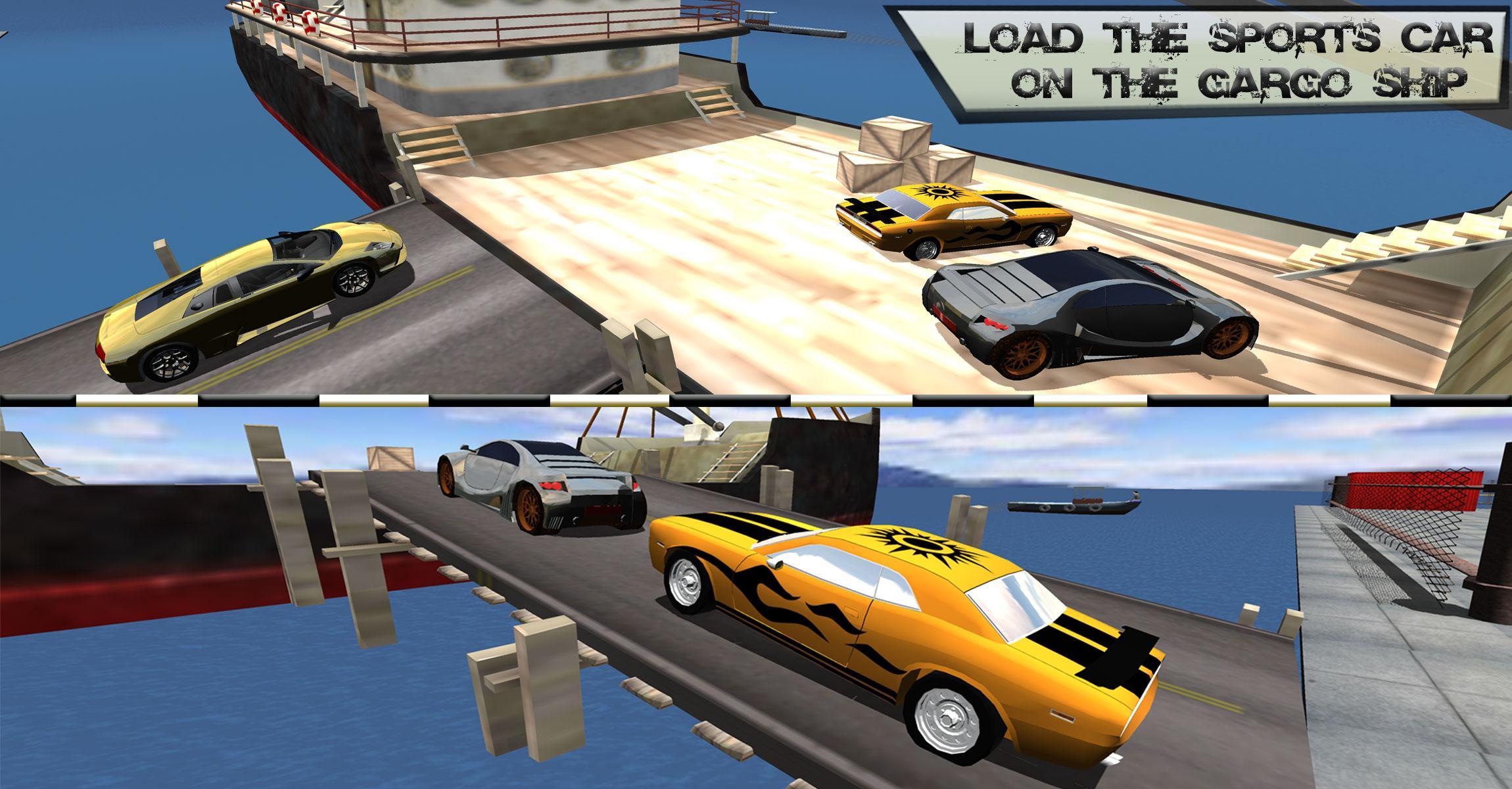 Cargo Ship Car Transporter 3D