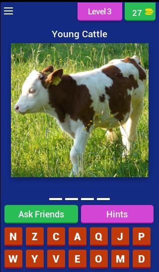 Animal Name: Male, Female, & Young (Animal Game)