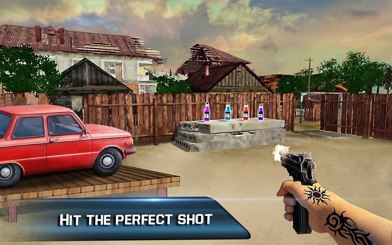 Bottle Shoot Game