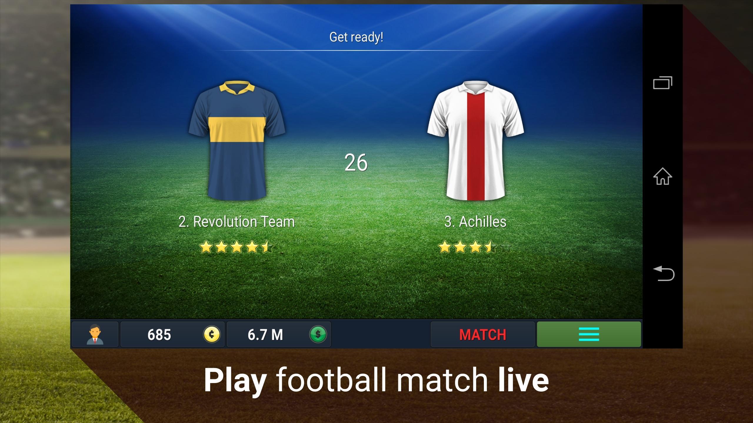 Revolution Football Manager