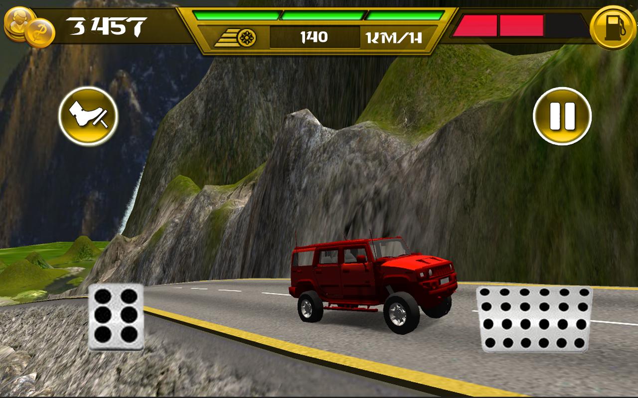 3d Hill Climbing Hummer Race