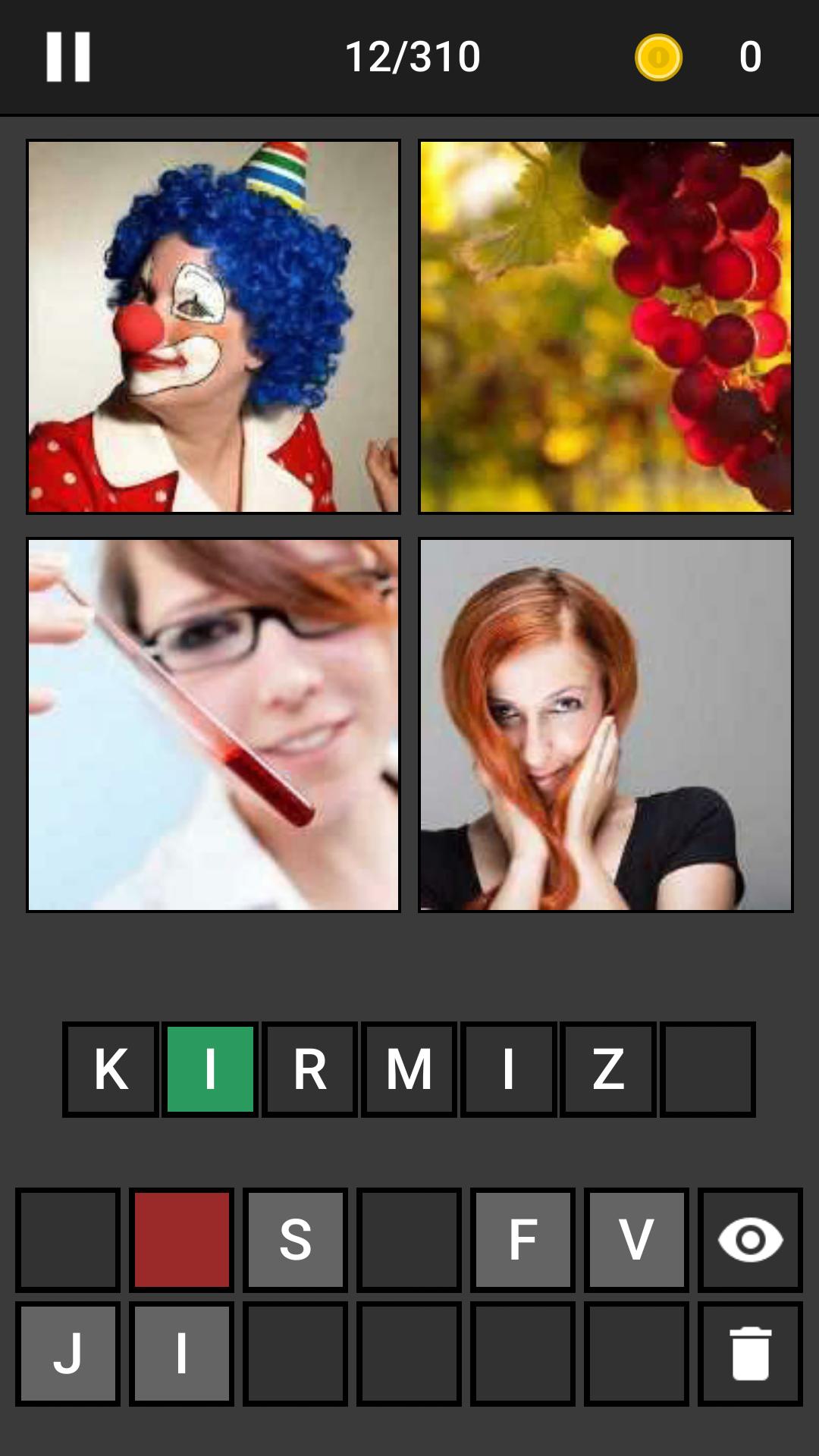 4 Resim 1 Kelime - Resimli Kelime Bulmaca