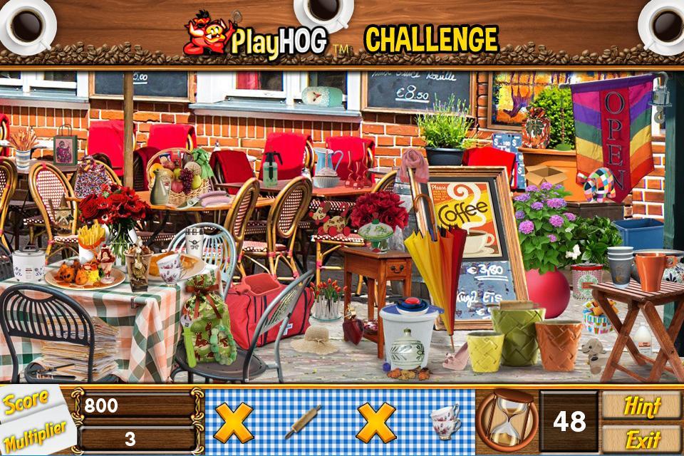 Challenge #149 City Cafe Free Hidden Objects Games