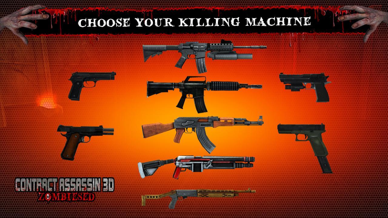 Contract Assassin 3D - Zombies