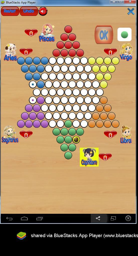 Halma or Chinese checkers