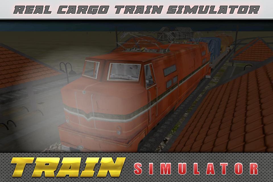 Cargo Transporter Train Sim 3D