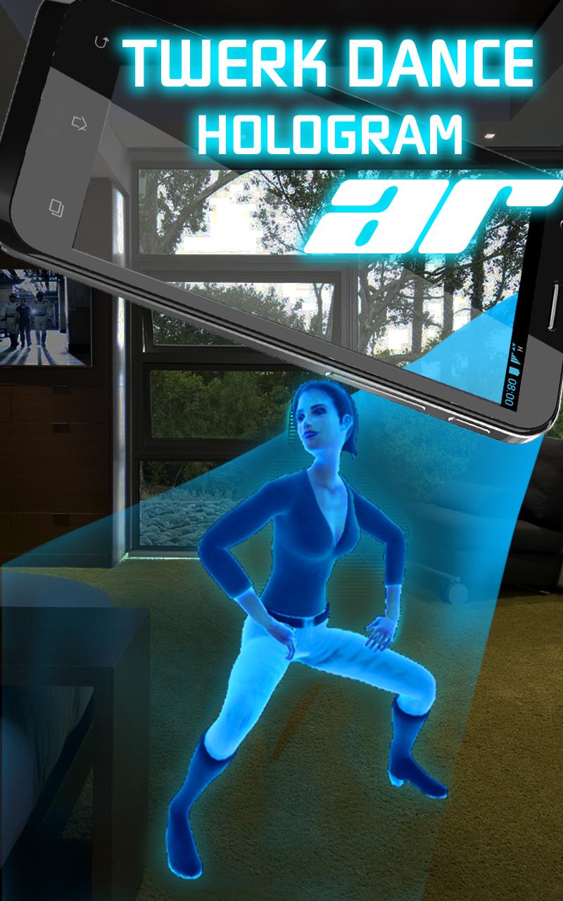 AR Hologram Twerk Dance Girl