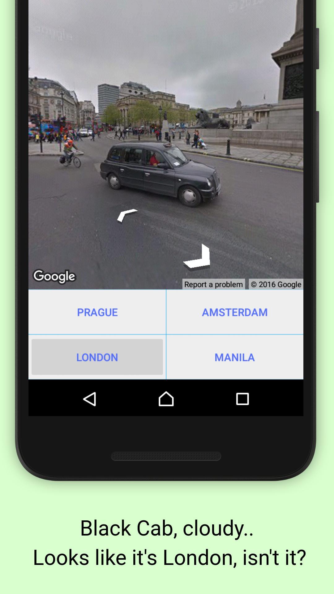 Guess City panoramic game - 3D