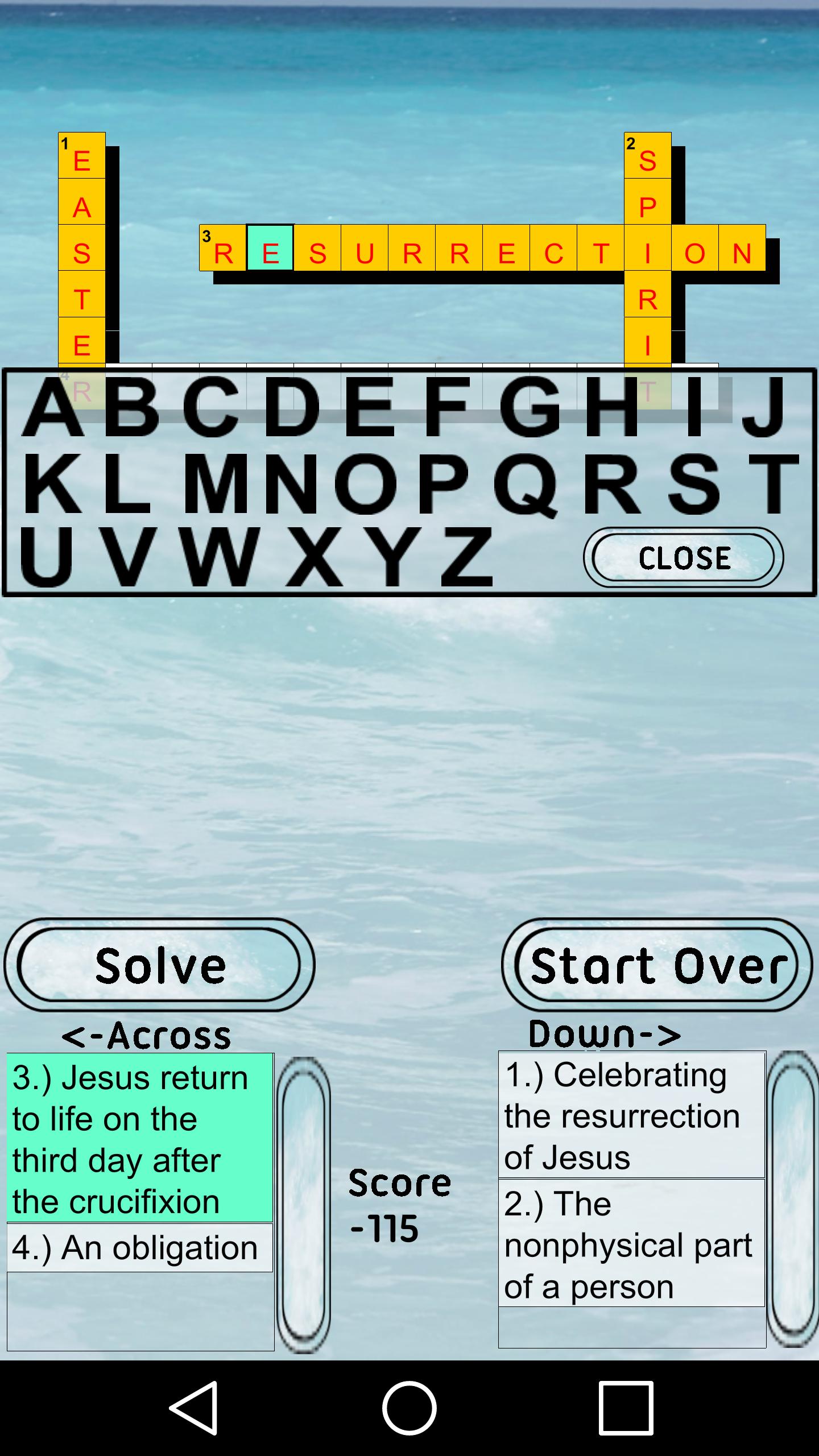 Bible Crossword FREE