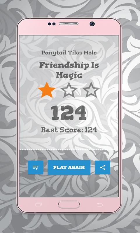 Ponytail on Piano Tiles