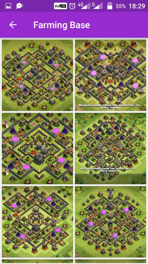 COC Base Map for TH9