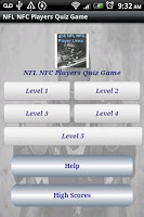 NFL NFC Players Quiz Game FREE