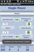 NFL NFC Players Quiz Game FREE