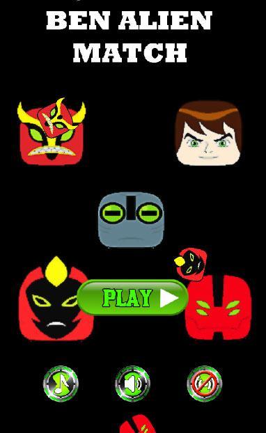 Ben Aliens Match Game