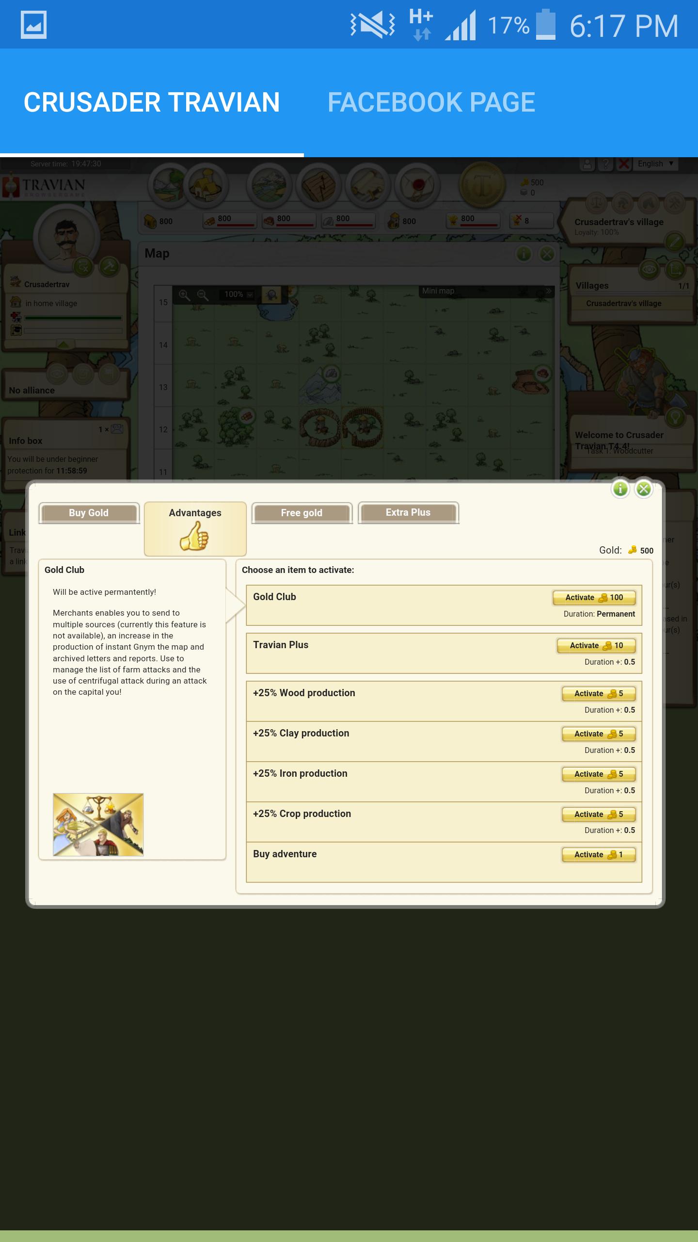 Crusader Travian T3.T4