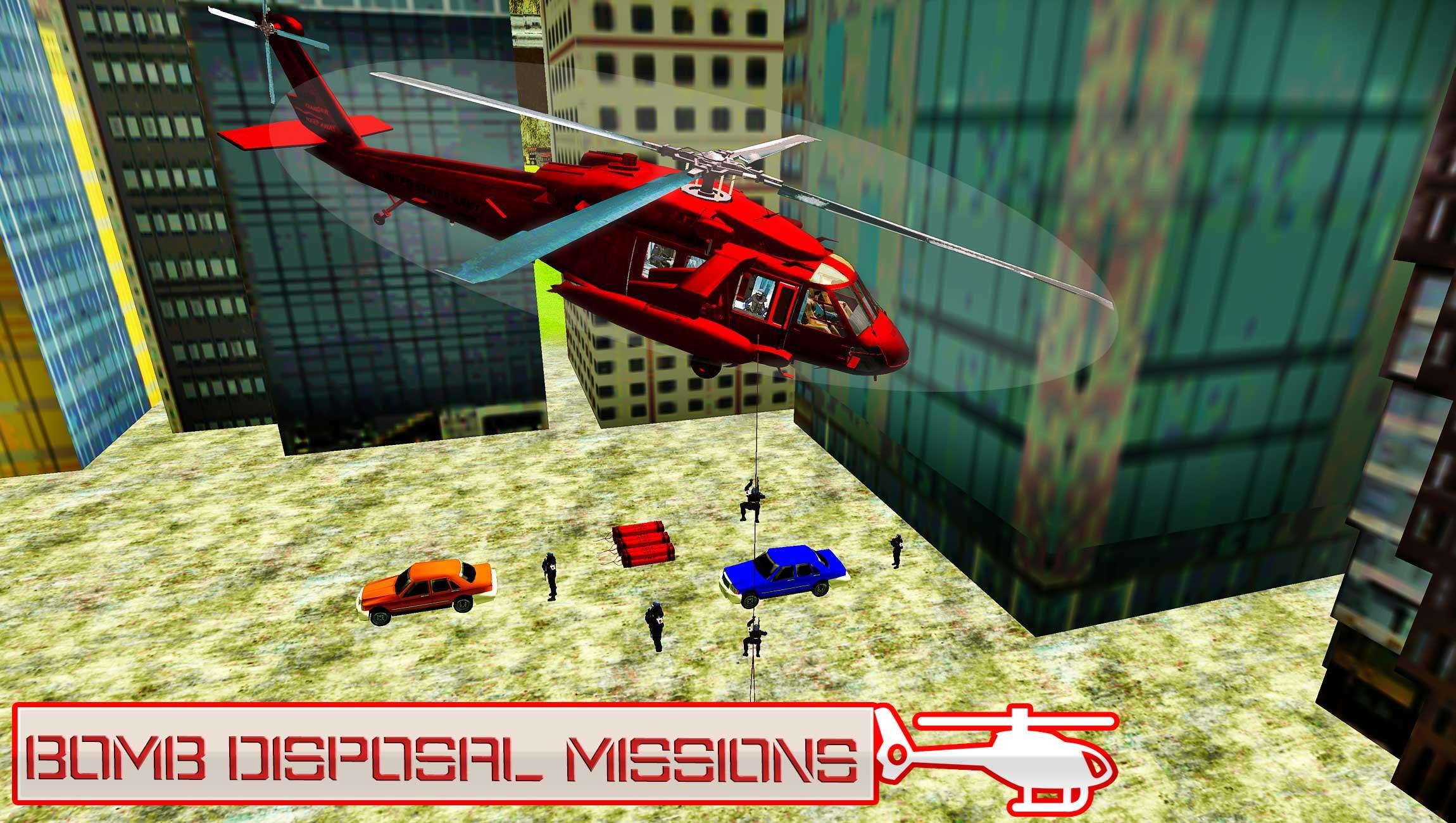 Helicopter Pilot Bomb Disposal