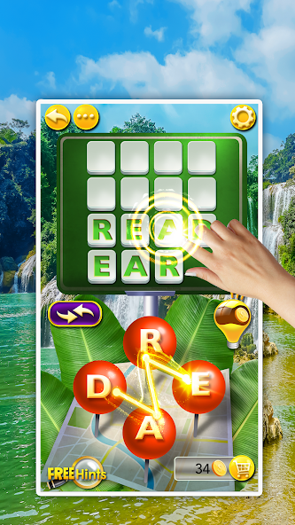 Word Games Around USA Puzzle