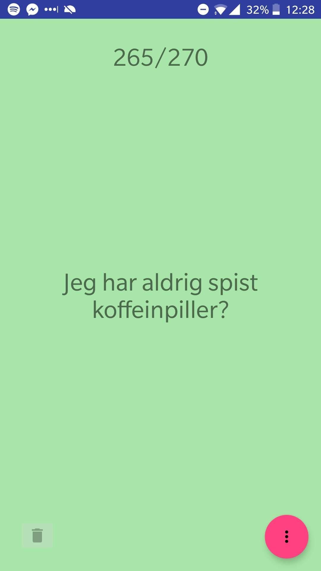 Aldrig