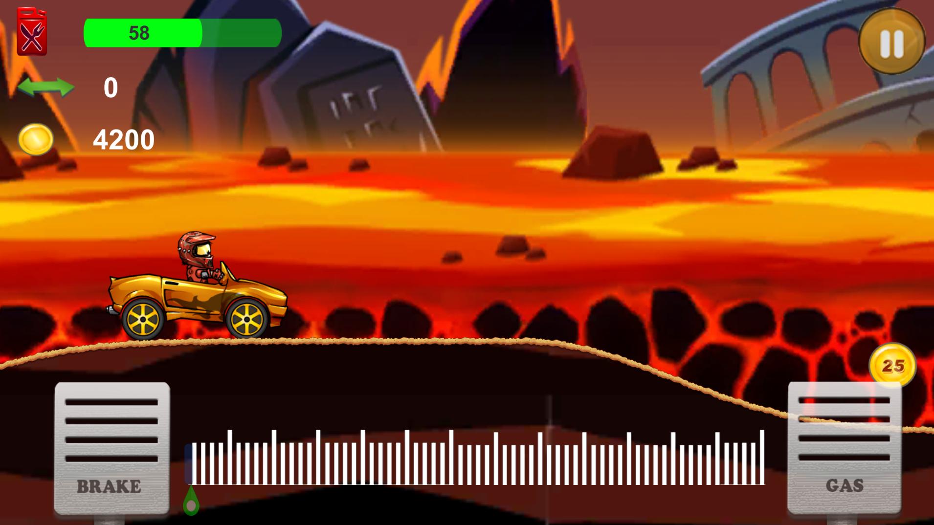Up hill Car Racing