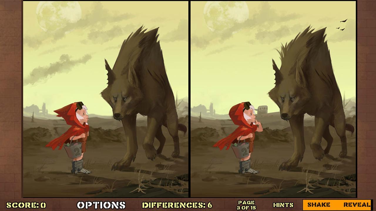 Find the Differences Red Hood