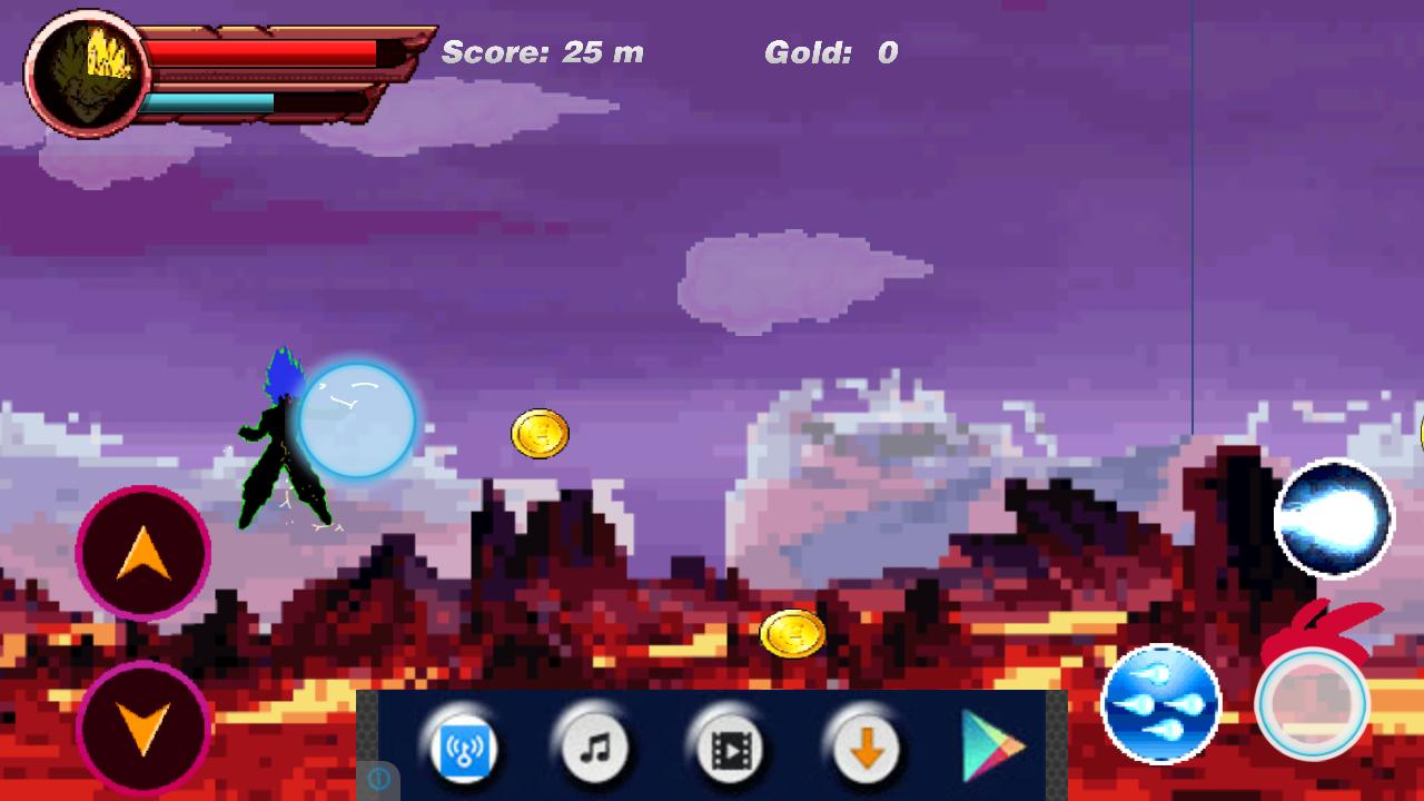Dragon Saiyan Stickman battle