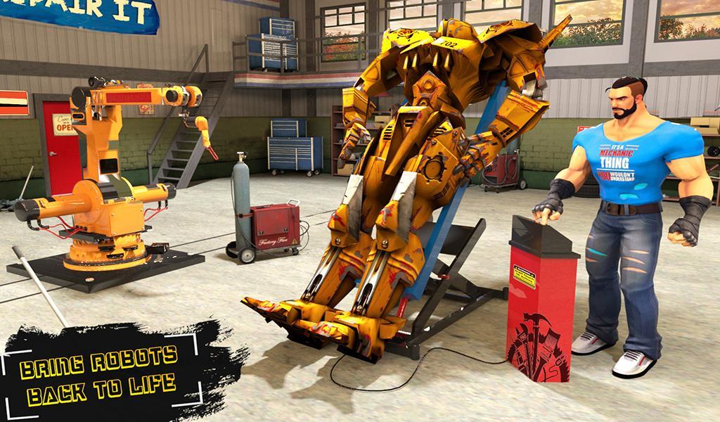 Real Robot Mechanic Workshop