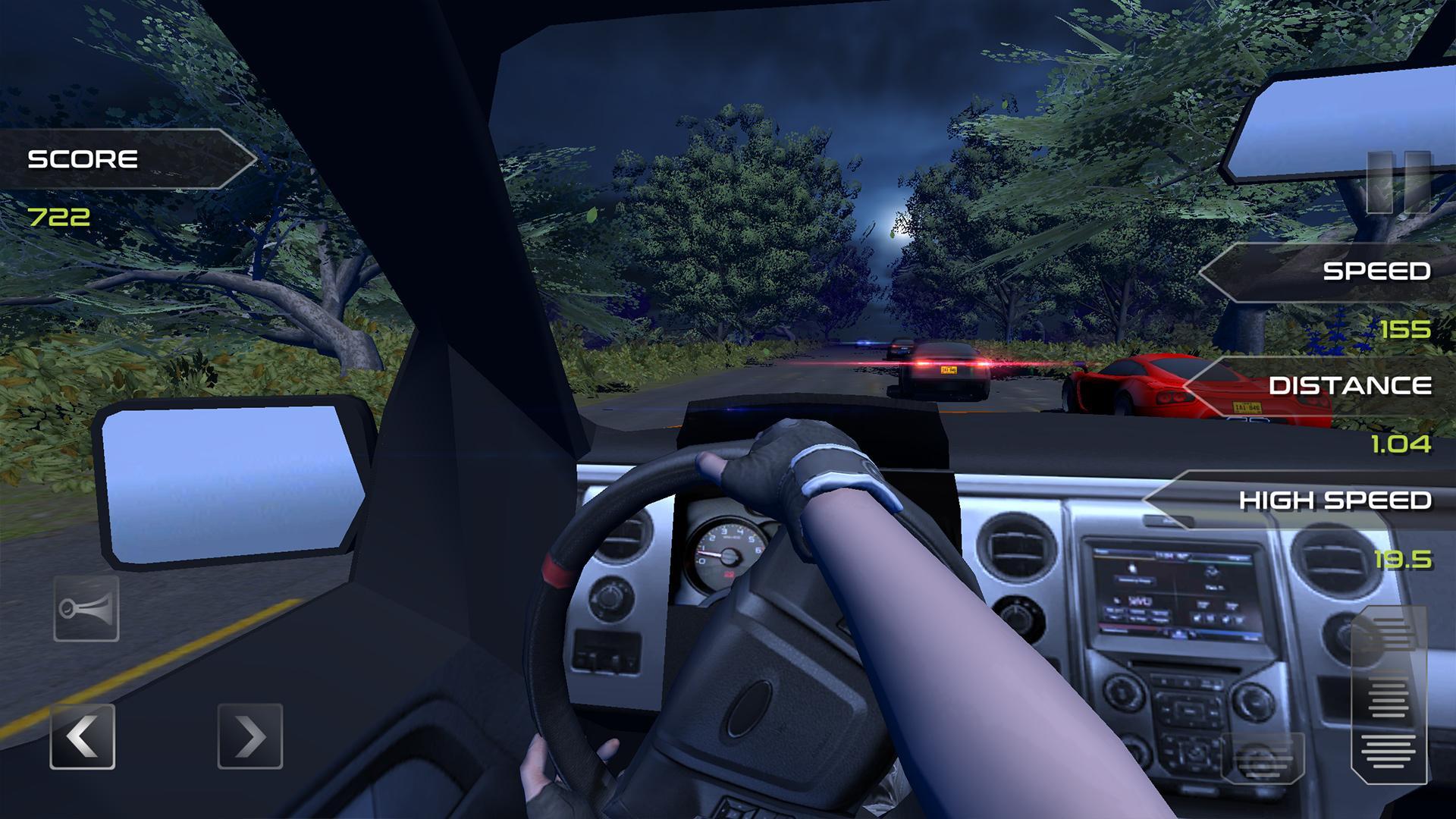 SUV Traffic Driving